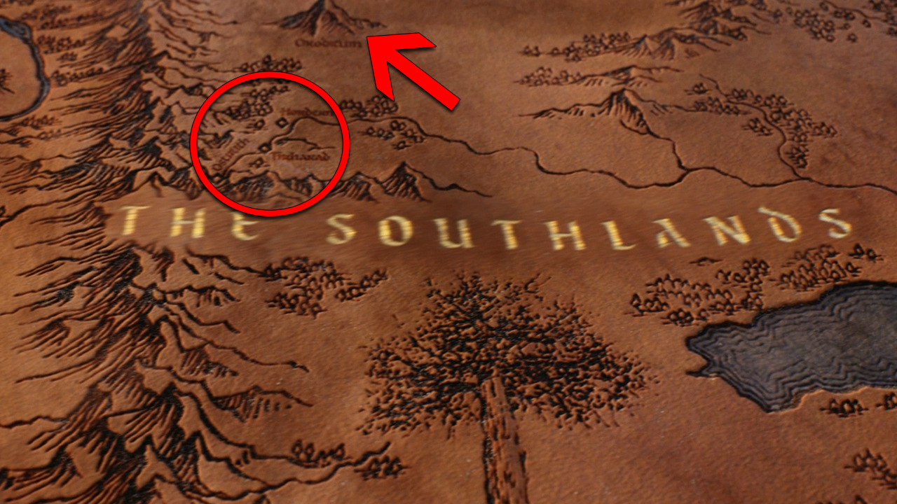 The Southlands of Middle-earth are in truth Mordor.
