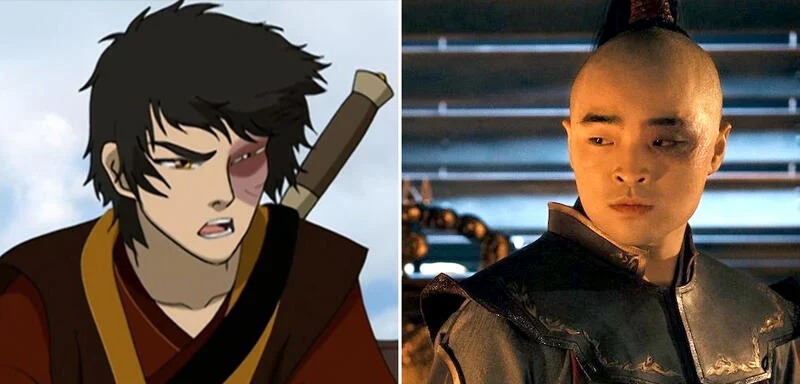 Avatar Character Comparison: Zuko