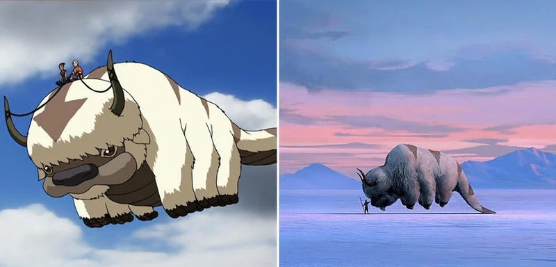 Avatar Character Comparison: Appa