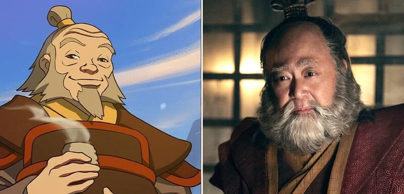 Avatar Character Comparison: Iroh