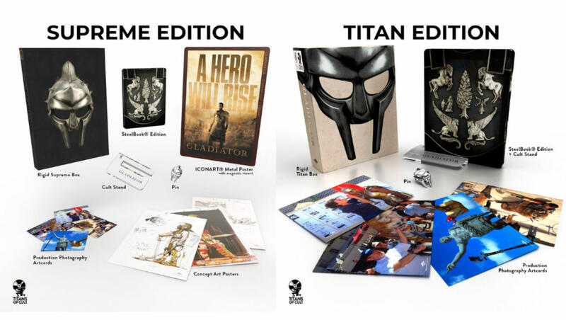(Gladiator is released in two Collector's Editions.)