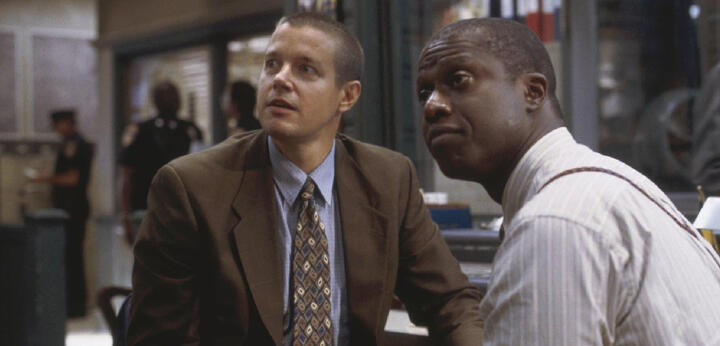 (Andre Braugher (right) in Homicide)