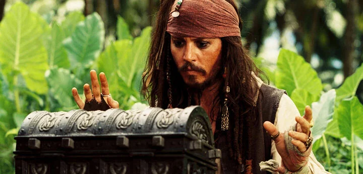 (Pirates of the Caribbean 2 Johnny Depp as Jack Sparrow)