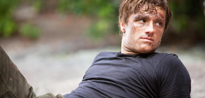 (Josh Hutcherson as Peeta in The Hunger Games)