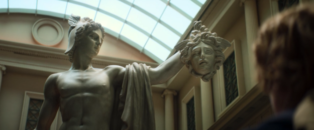 (Sculpture of Medusa in the 1st episode of Percy Jackson: The Series)