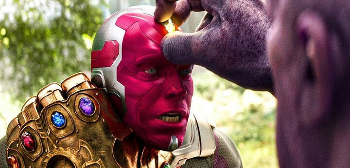 (Visions (Paul Bettany) death in Avengers 3)