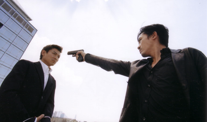 (Andy Lau and Tony Leung Chiu Wai in Infernal Affairs)