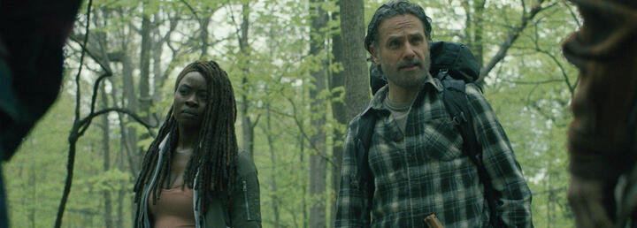 (Rick and Michonne don't want to go back to the Civic Republic)